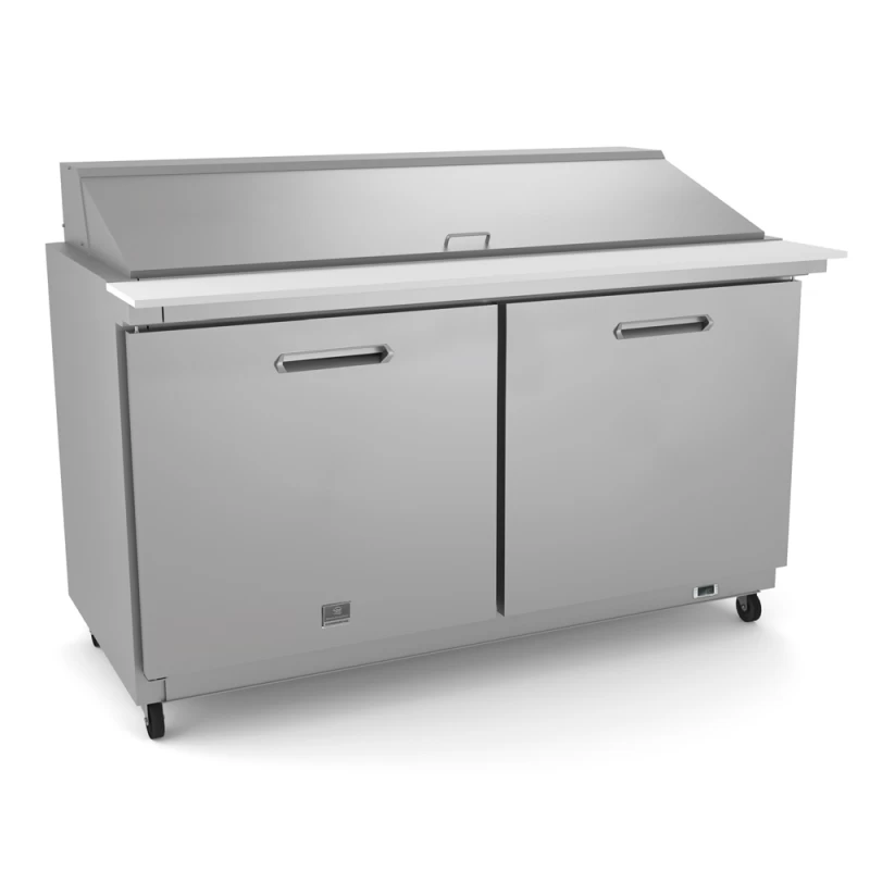 Refrigeration Equipment2-Door Mega Top Prep 60" Long 24-1/6 Pan KCHMT6024