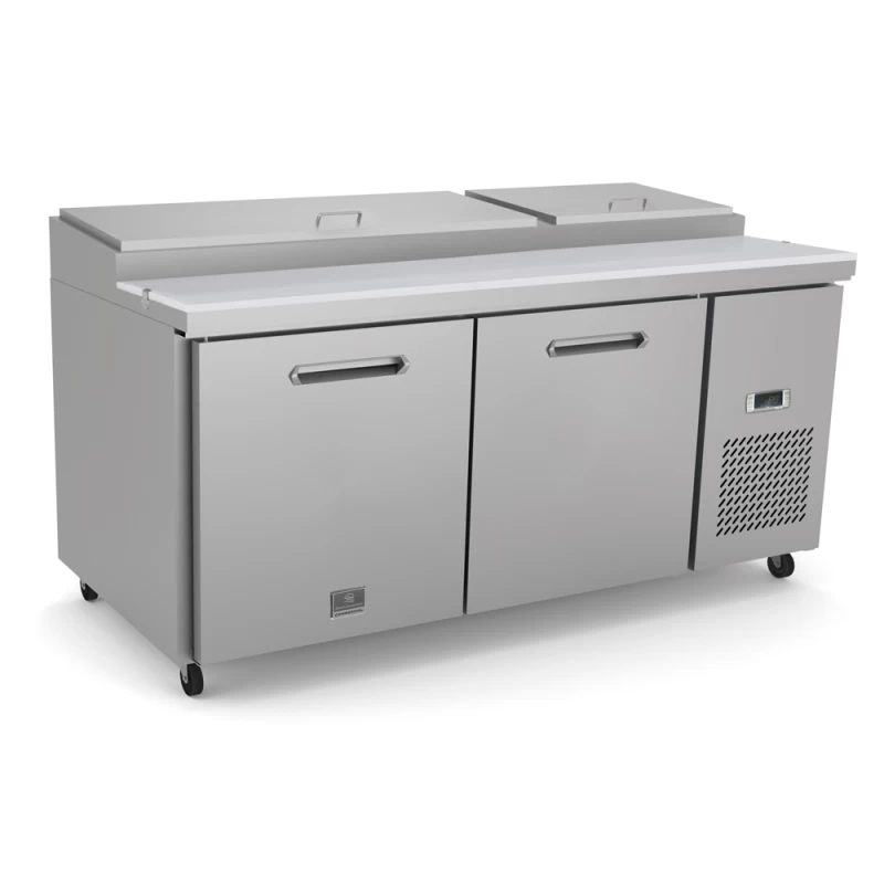 Refrigeration Equipment 2-Door Pizza Prep Table 71 KCHPT729