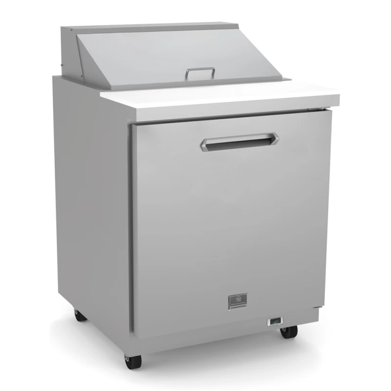 Refrigeration Equipment1-Door Sandwich/Salad Prep Table 29" Long 6-1/6, 2-1/9 Pan KCHST278