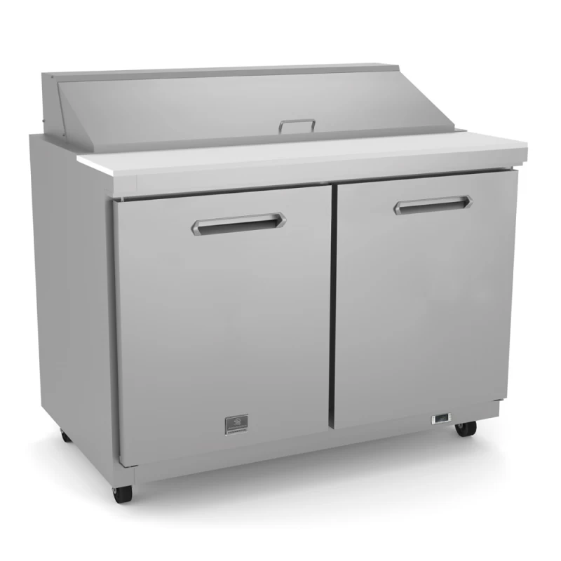 Refrigeration Equipment2-Door Sandwich/Salad Prep Table 48" Long 12-1/6 Pan KCHST4812