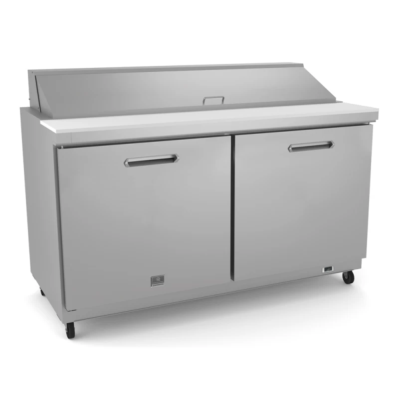 Refrigeration Equipment2-Door Sandwich/Salad Prep Table 60" Long 16-1/6 Pan KCHST6016