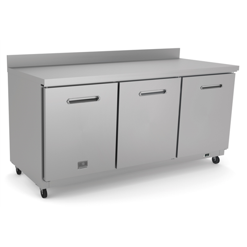 Refrigeration Equipment3-Door Work Top Refrigerator 72" Long KCHUCWT72R