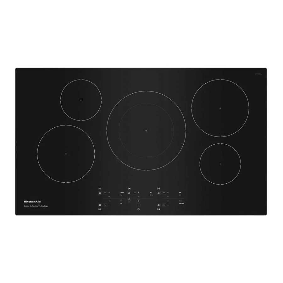36-inch 5-element Sensor Induction Cooktop KCIG556JBL