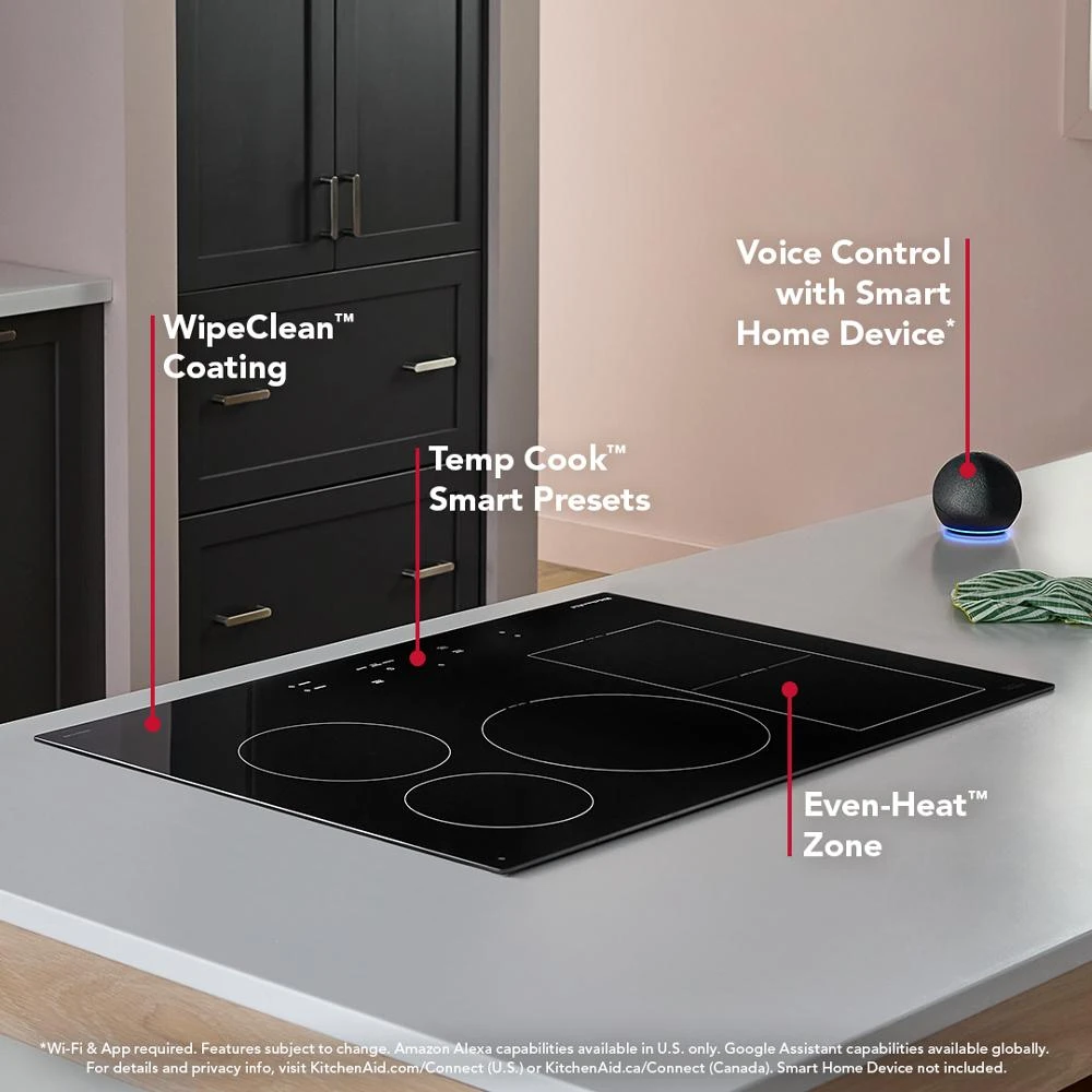30" Temp Cook™ Induction Cooktop with 5 Cooking Zones view 19