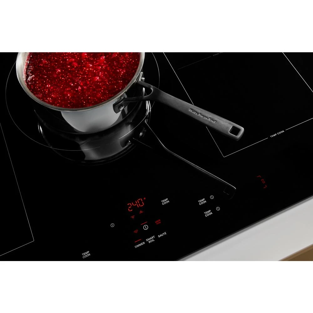 30" Temp Cook™ Induction Cooktop with 5 Cooking Zones view 3