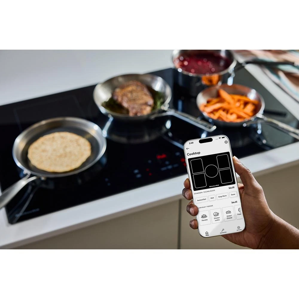 36" Temp Cook™ Induction Cooktop with 5 Cooking Zones view 22