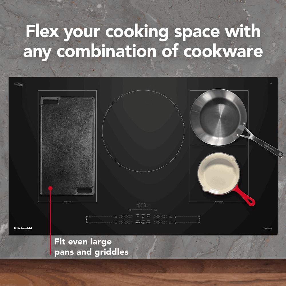 36" Temp Cook™ Induction Cooktop with 5 Cooking Zones view 2