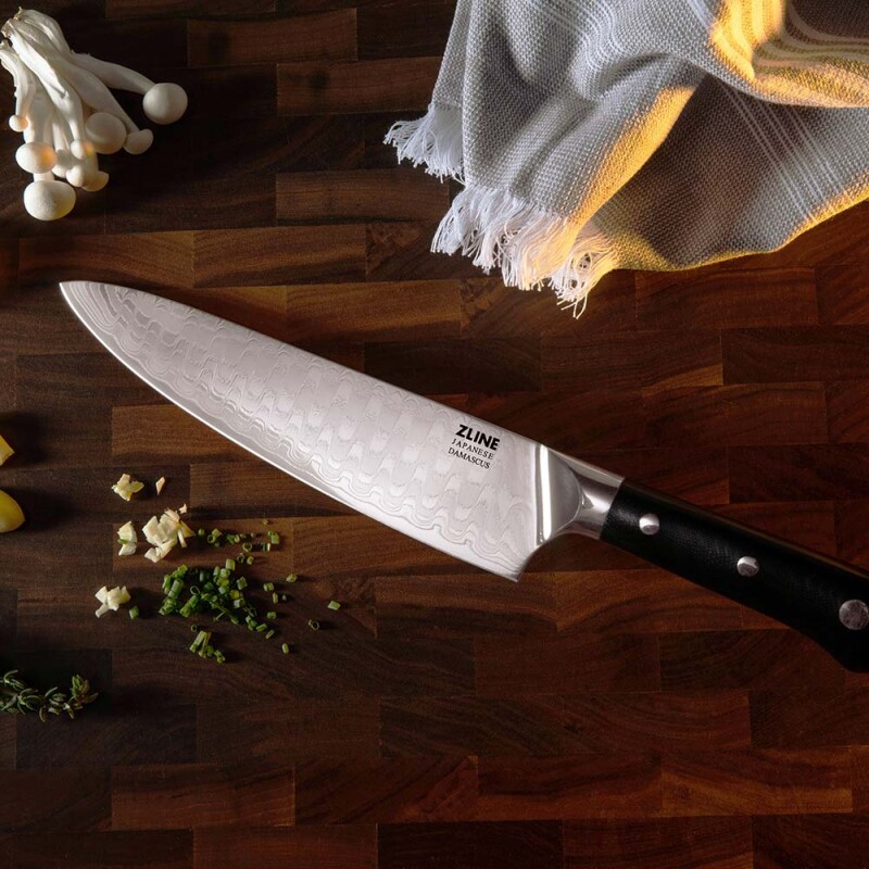ZLINE 8 in. Professional Japanese Damascus Steel Chef Knife (KCKT-JD) KCKTJD