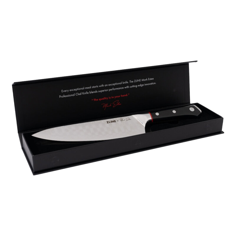 ZLINE Mark Estee 8 in. Professional Japanese Damascus Steel Chef Knife (KCKT-ME-JD) KCKTMEJD