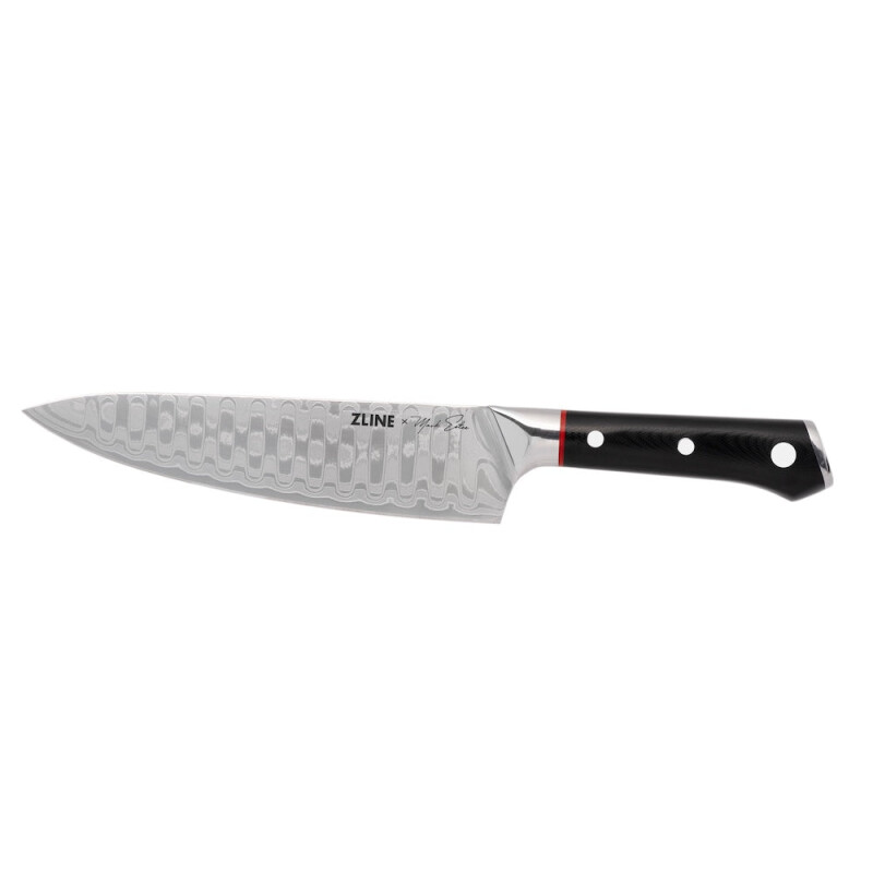 ZLINE Mark Estee 8 in. Professional Japanese Damascus Steel Chef Knife (KCKT-ME-JD) KCKTMEJD