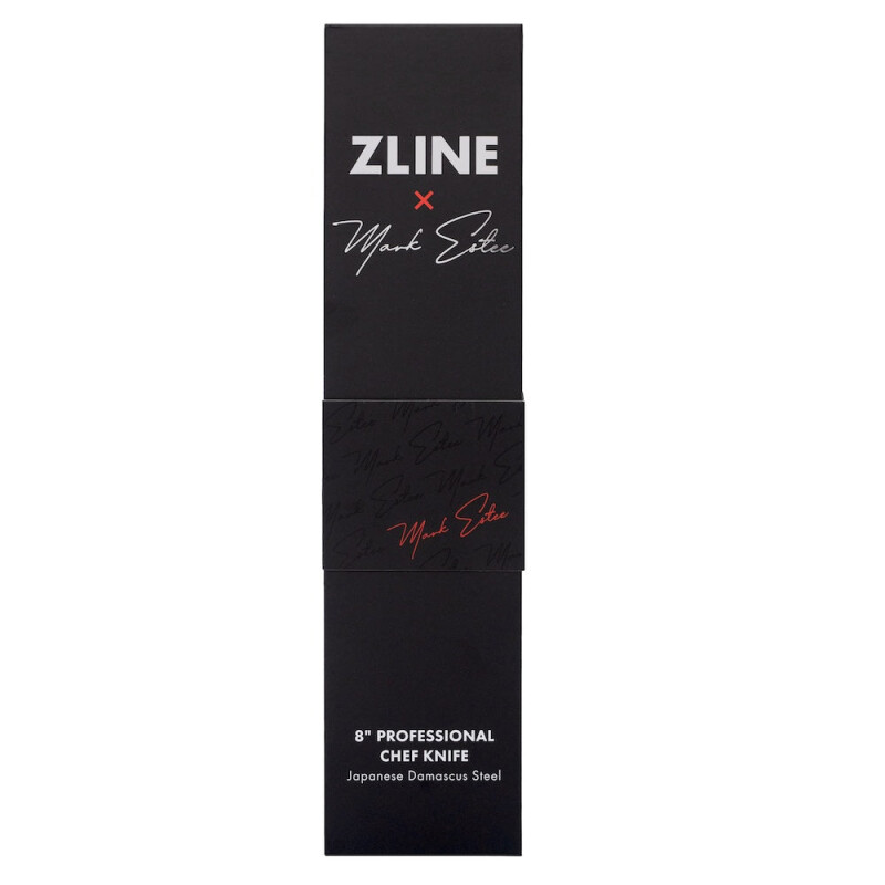 ZLINE Mark Estee 8 in. Professional Japanese Damascus Steel Chef Knife (KCKT-ME-JD) KCKTMEJD