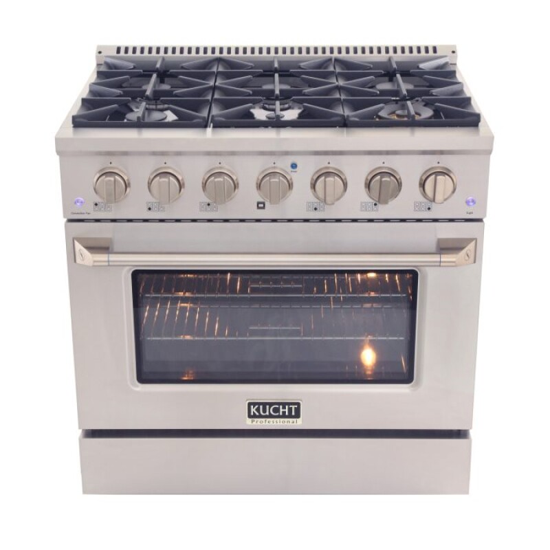 36″ Pro Class Kitchen Dual Fuel Range KDF362R