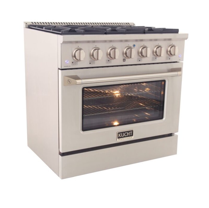 36″ Pro Class Kitchen Dual Fuel Range KDF362W