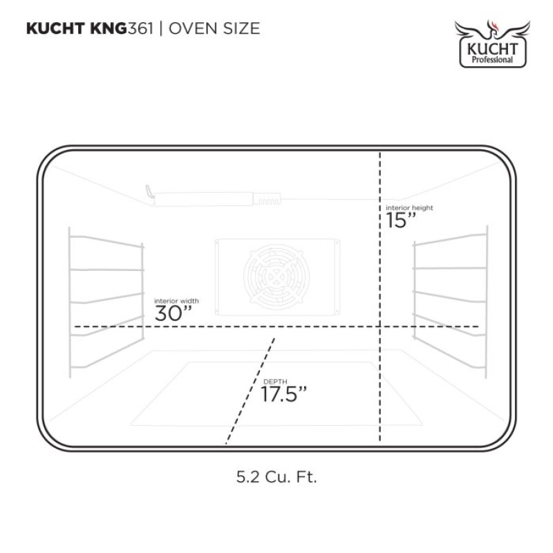 36″ Pro Class Kitchen Dual Fuel Range KDF362WNG