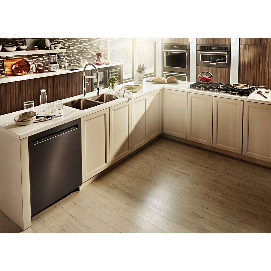 46 DBA Dishwasher with ProWash™ Cycle and PrintShield™ Finish, Front Control KDFE104HBS, product image 3 of 6