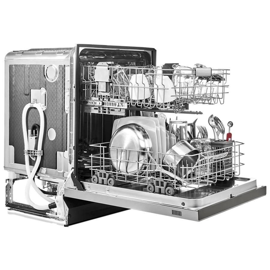 46 DBA Dishwasher with ProWash Cycle and PrintShield™ Finish, Front Control KDFE104HPS