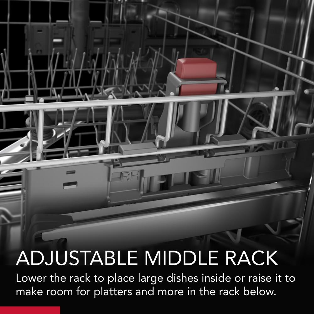 Third Level Utensil Rack Dishwasher with 30+ Total Wash Jets, 39 dBA view 3