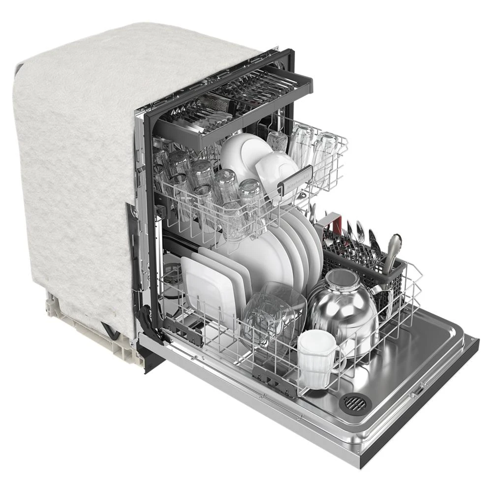 Third Level Utensil Rack Dishwasher with 30+ Total Wash Jets, 39 dBA KDFE204KPS