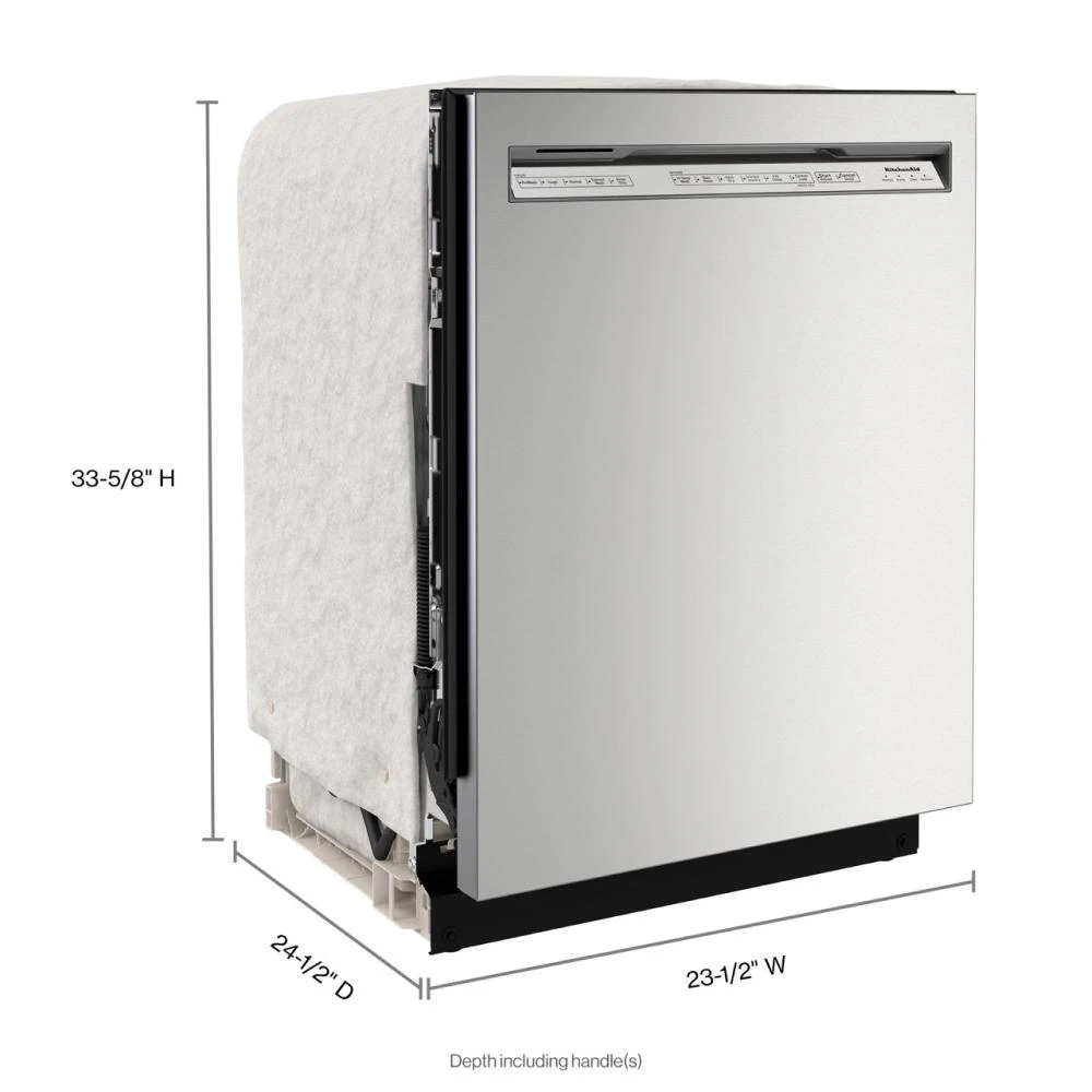 Third Level Utensil Rack Dishwasher with 30+ Total Wash Jets, 39 dBA KDFE204KPS