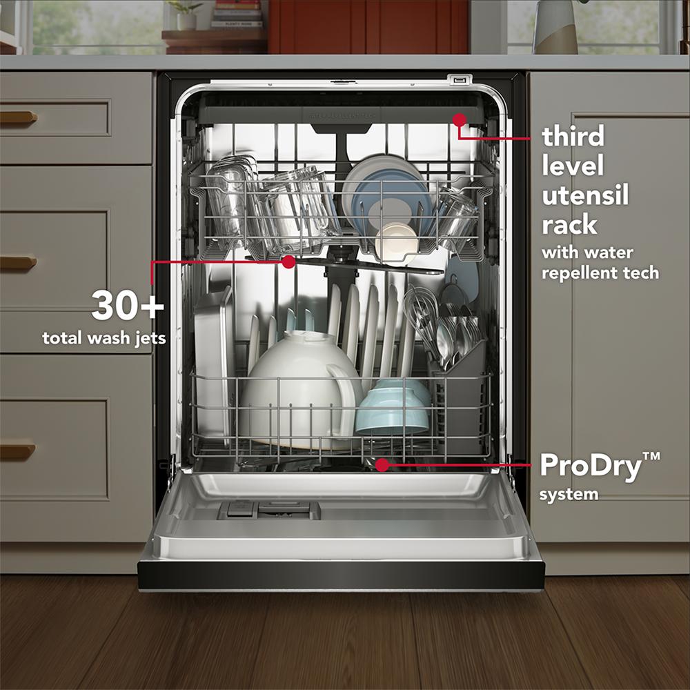 Third Level Utensil Rack Dishwasher with 30+ Total Wash Jets 47 dBA view 21