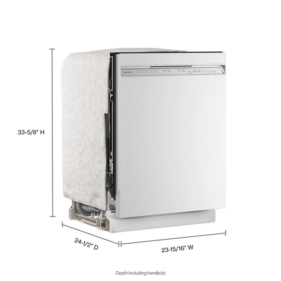 Kitchenaid® Third Level Utensil Rack Dishwasher With 30+ Total Wash Jets 47 Dba KDFS224SWH