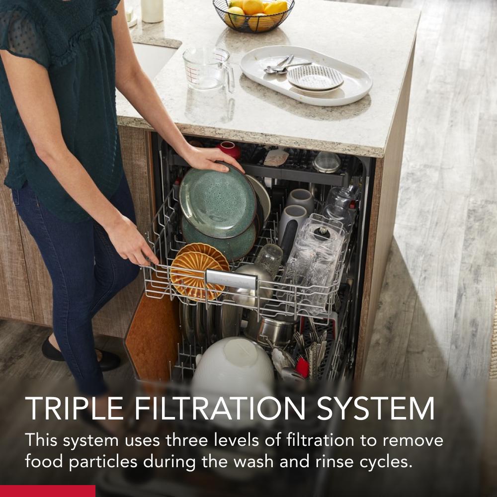 Third Level Utensil Rack Dishwasher with 30+ Total Wash Jets, 39 dBA view 22