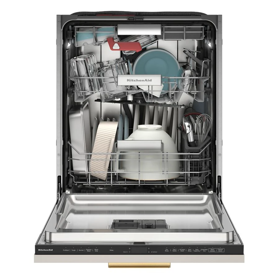 Kitchenaid® 39 Dba Panel-ready Flush-to-cabinet Dishwasher With Freeflex™ Fit Third Level Rack KDTF924PPA