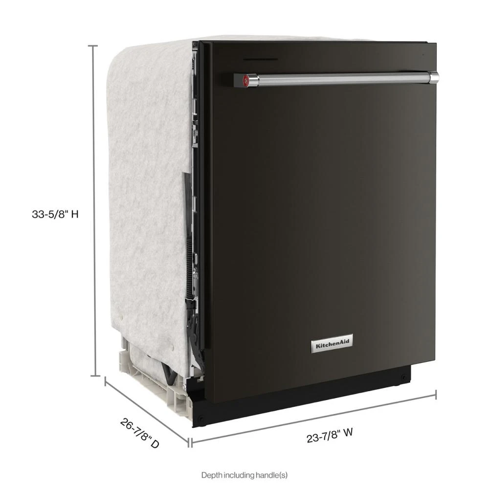 360° Max Jets™ Third Rack Dishwasher with 50+ Total Wash Jets, 44 dBA KDTM404KBS