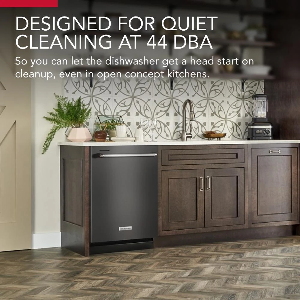 360° Max Jets™ Third Rack Dishwasher with 50+ Total Wash Jets, 44 dBA KDTM404KBS