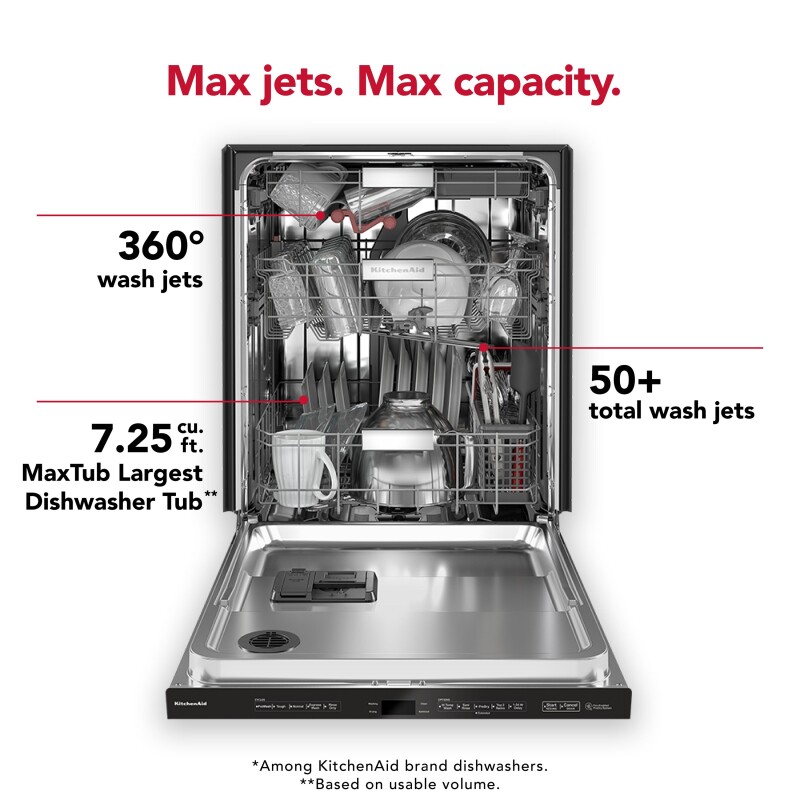 Buy KitchenAid 44 dBA Dishwasher in PrintShield Finish with