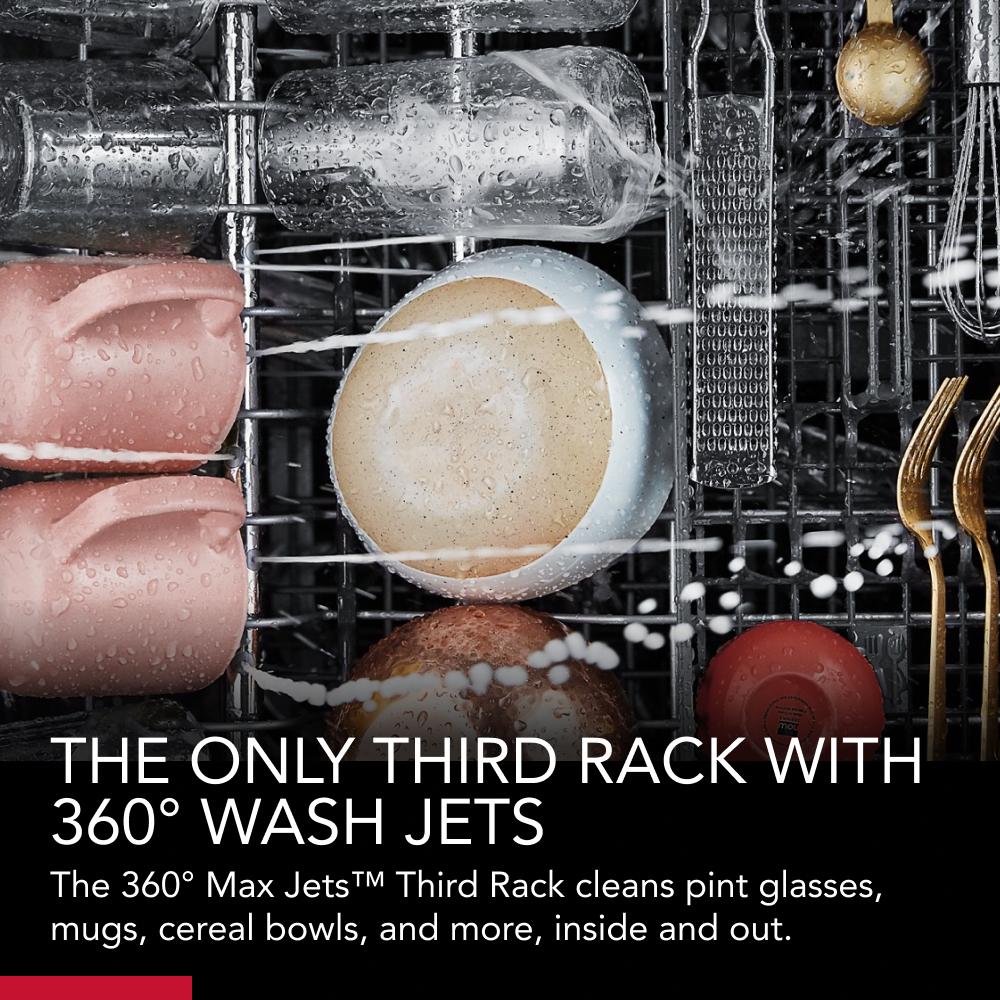 360° Max Jets™ Third Rack Dishwasher with 50+ Total Wash Jets, 44 dBA view 50