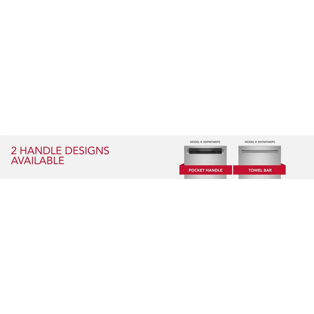 360° Max Jets™ Third Rack Dishwasher with Ultra-Bright LED Lighting, 44 dBA KDTM704KPS
