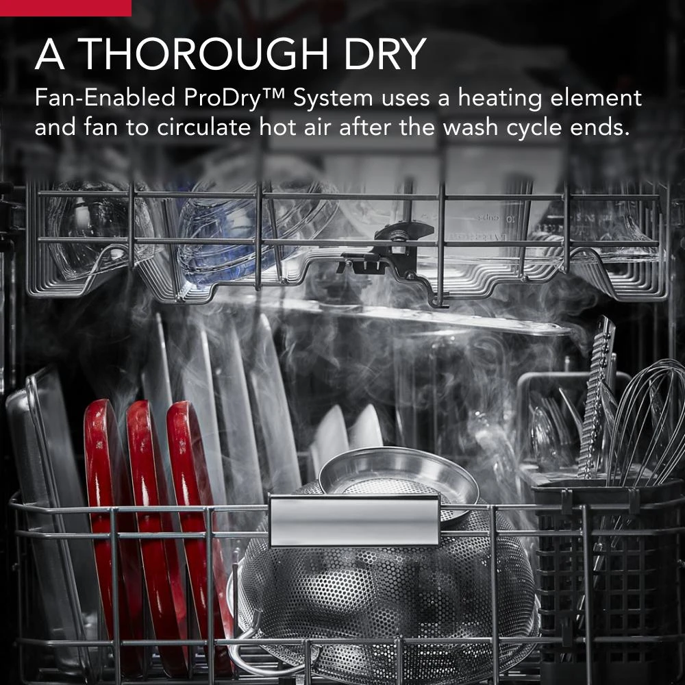 360° Max Jets™ Third Rack Dishwasher with Ultra-Bright LED Lighting, 44 dBA KDTM704KPS
