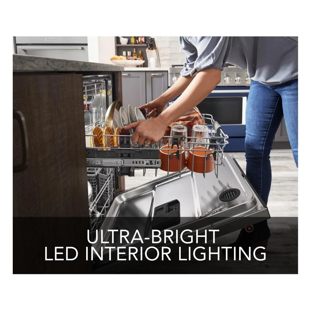 360° Max Jets™ Third Rack Dishwasher with Ultra-Bright LED Lighting, 44 dBA KDTM704KPS
