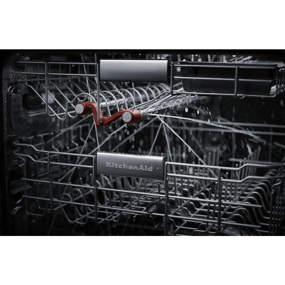 360° Max Jets™ Third Rack Dishwasher with Stainless Steel Third Rack Wash Jets, 44 dBA KDTM804KPS