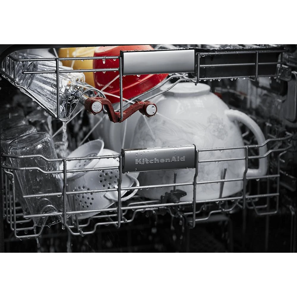 360° Max Jets™ Third Rack Dishwasher with Stainless Steel Third Rack Wash Jets, 44 dBA KDTM804KPS