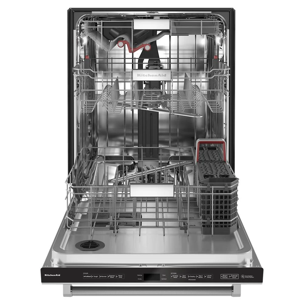 360° Max Jets™ Third Rack Dishwasher with Stainless Steel Third Rack Wash Jets, 44 dBA KDTM804KPS