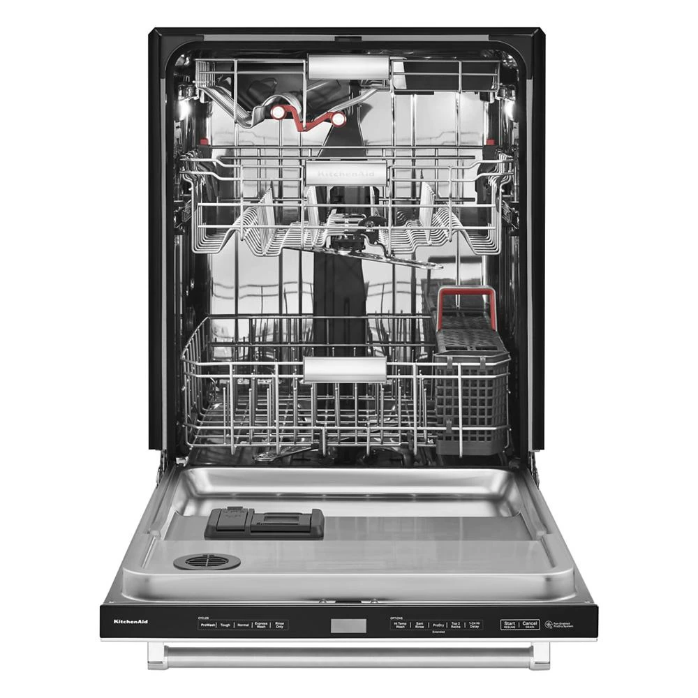 360° Max Jets™ Third Rack Dishwasher with Stainless Steel Third Rack Wash Jets, 44 dBA KDTM804KPS