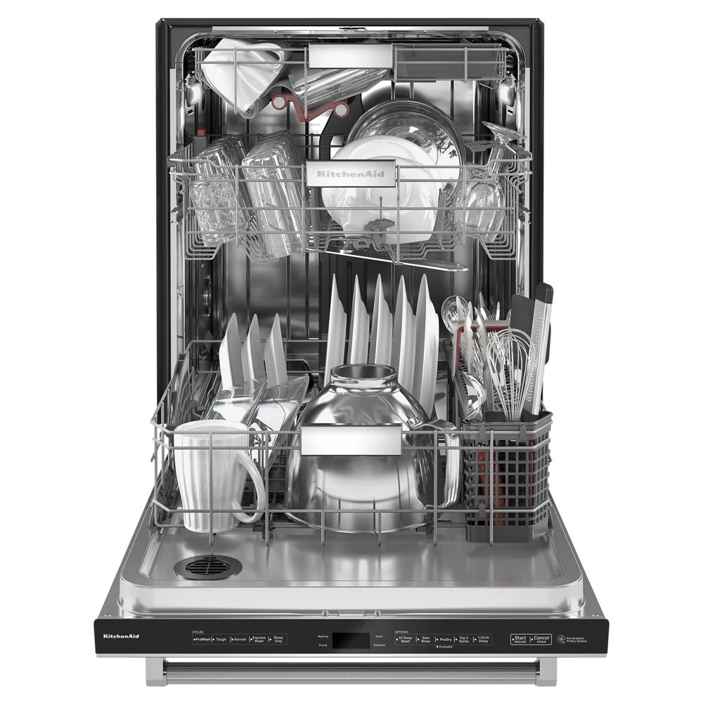 360° Max Jets™ Third Rack Dishwasher with Stainless Steel Third Rack Wash Jets, 44 dBA KDTM804KPS