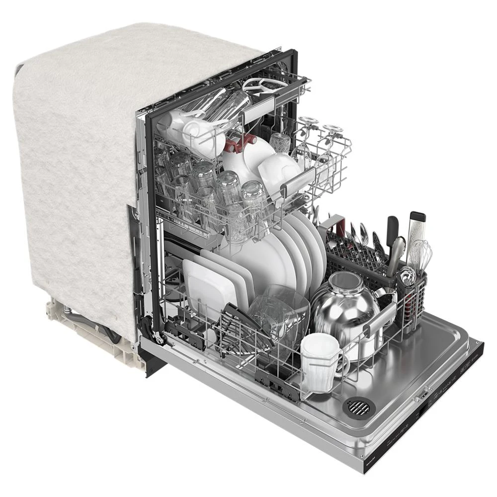 360° Max Jets™ Third Rack Dishwasher with Stainless Steel Third Rack Wash Jets, 44 dBA KDTM804KPS