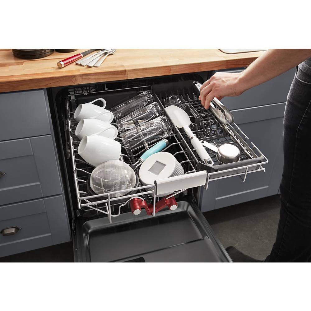 360° Max Jets™ Third Rack Dishwasher with Stainless Steel Third Rack Wash Jets, 44 dBA KDTM804KPS