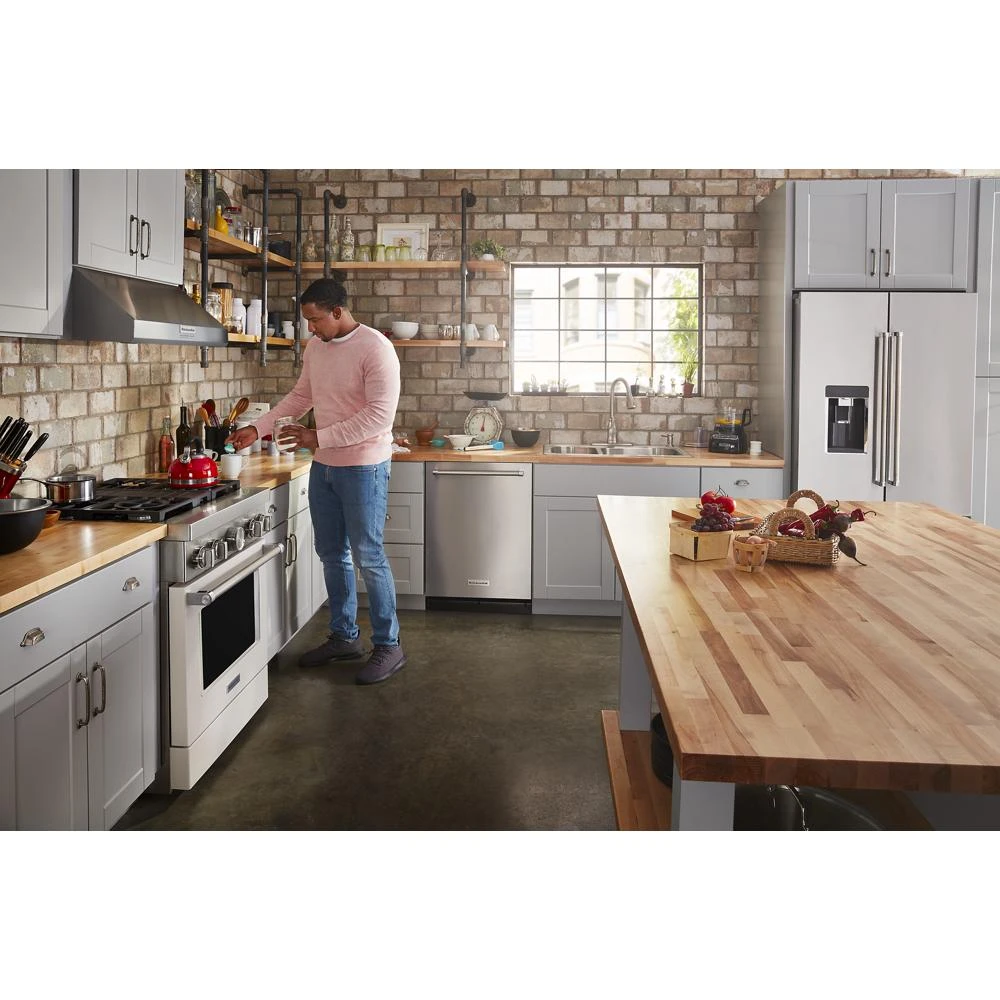 360° Max Jets™ Third Rack Dishwasher with Stainless Steel Third Rack Wash Jets, 44 dBA KDTM804KPS