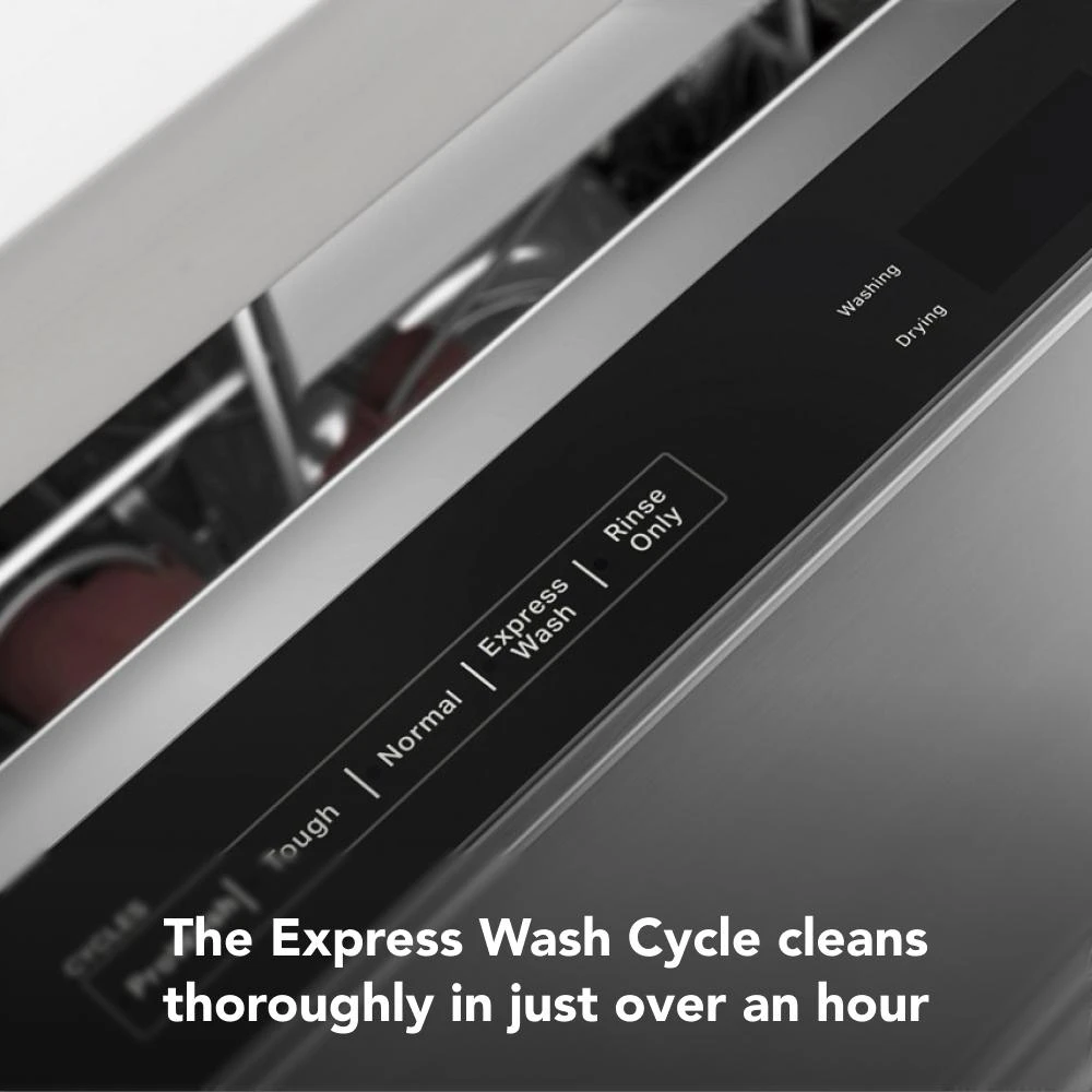 360° Max Jets™ Third Rack Dishwasher with Stainless Steel Third Rack Wash Jets, 44 dBA KDTM804KPS
