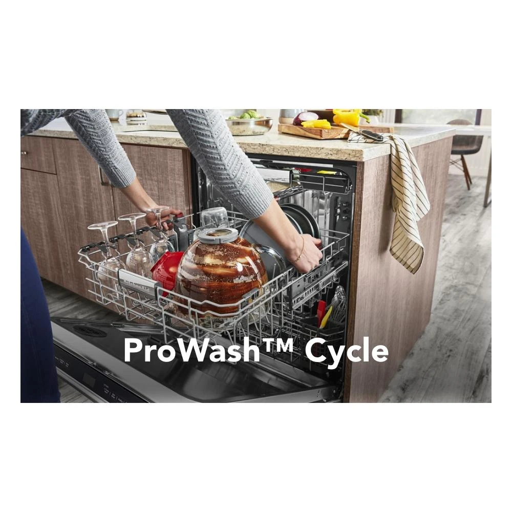360° Max Jets™ Third Rack Dishwasher with Stainless Steel Third Rack Wash Jets, 44 dBA KDTM804KPS