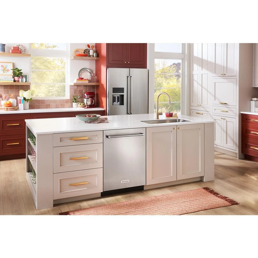360° Max Jets™ Third Rack Dishwasher with Stainless Steel Third Rack Wash Jets, 44 dBA KDTM804KPS