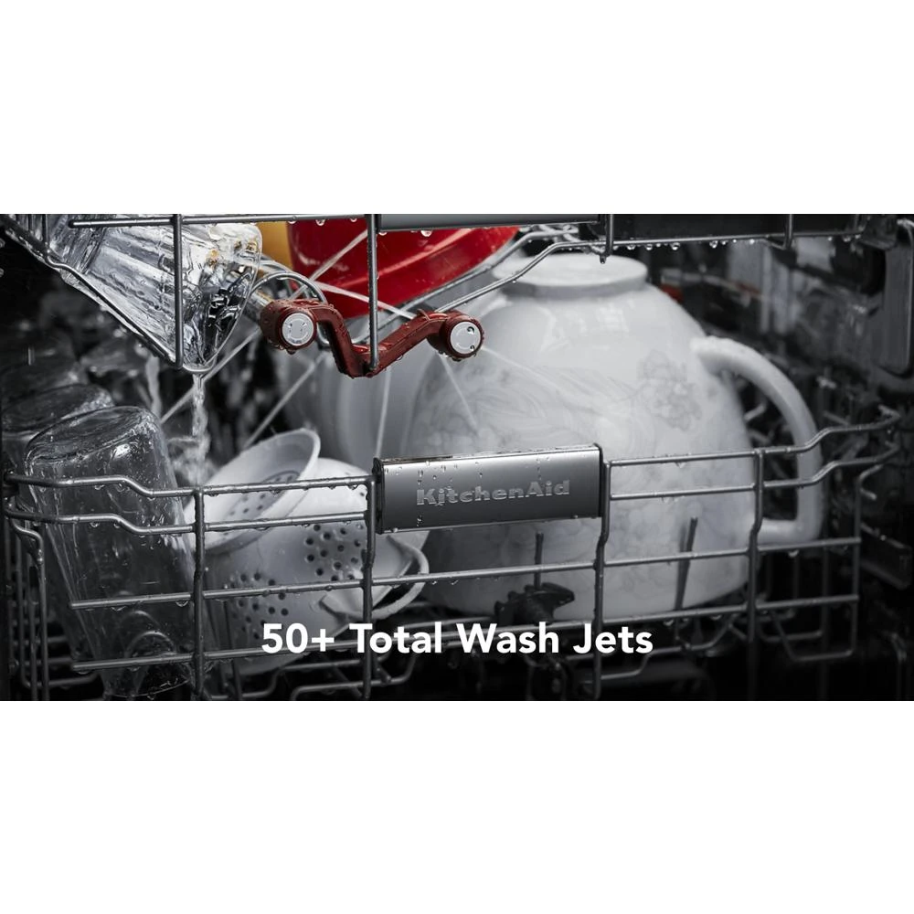 360° Max Jets™ Third Rack Dishwasher with Stainless Steel Third Rack Wash Jets, 44 dBA KDTM804KPS