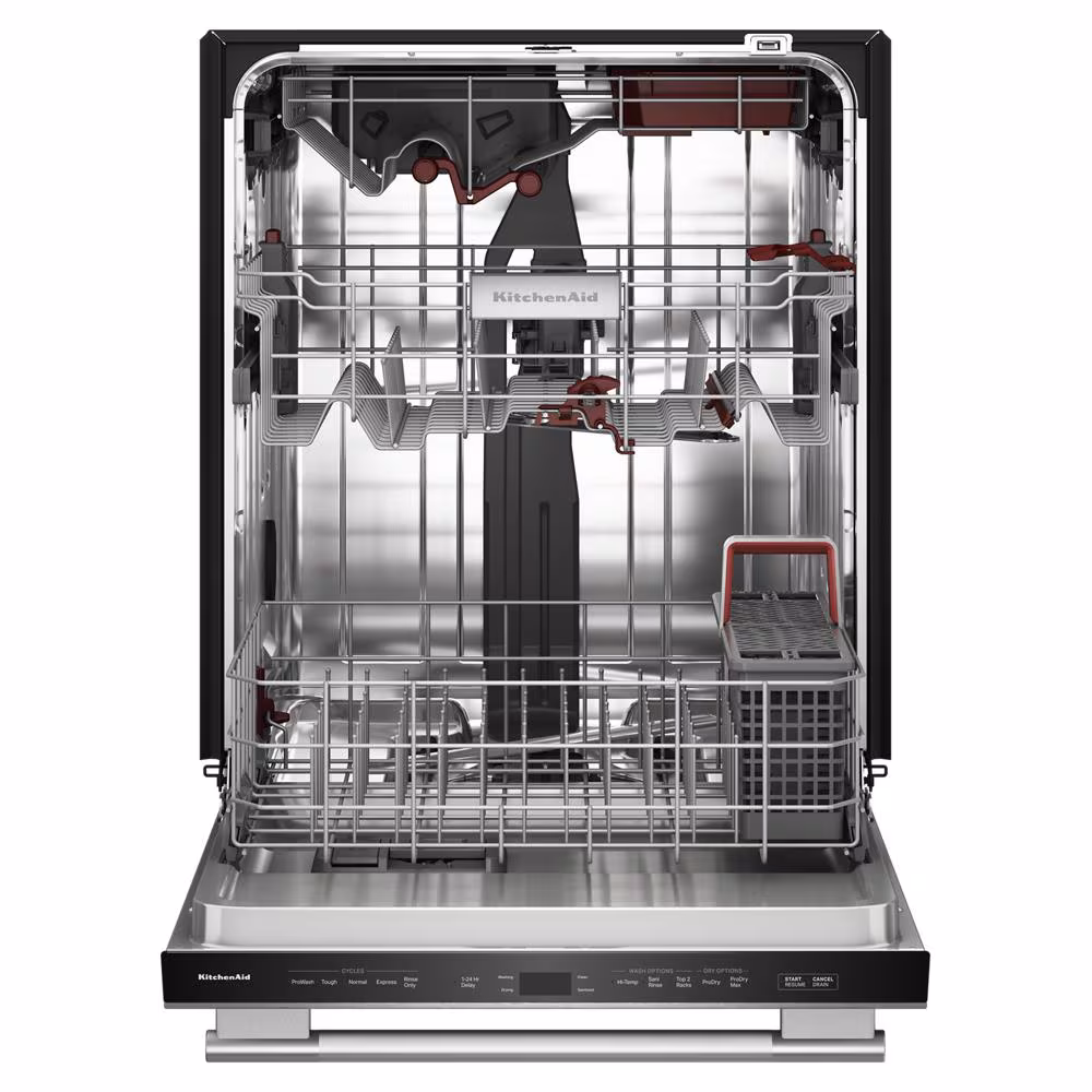 360° Max Jets™ Third Rack Dishwasher with Stemware Shield and Stemware Clips, 44 dBA view 26
