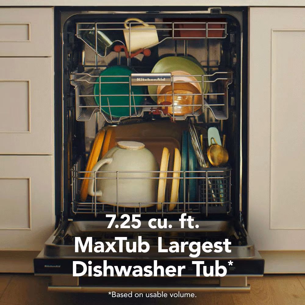 360° Max Jets™ Third Rack Dishwasher with Stemware Shield and Stemware Clips, 44 dBA view 28
