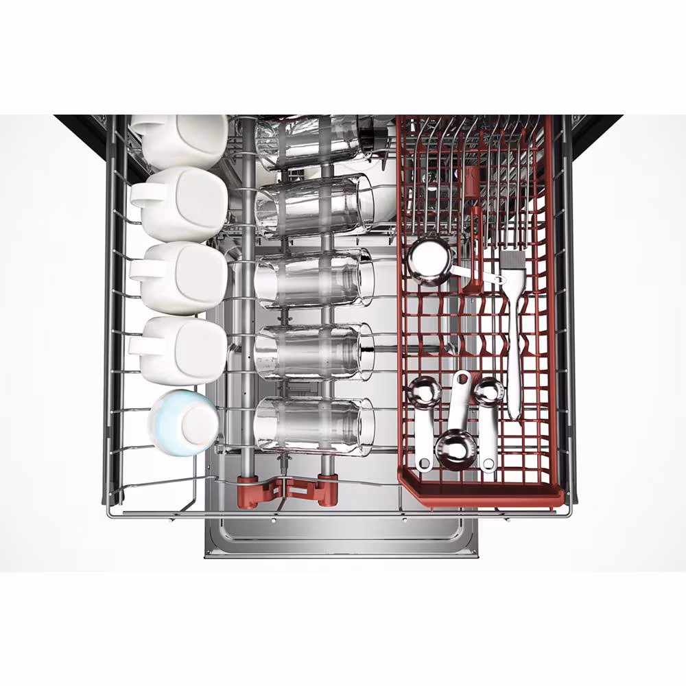 360° Max Jets™ Third Rack Dishwasher with Stemware Shield and Stemware Clips, 44 dBA view 39