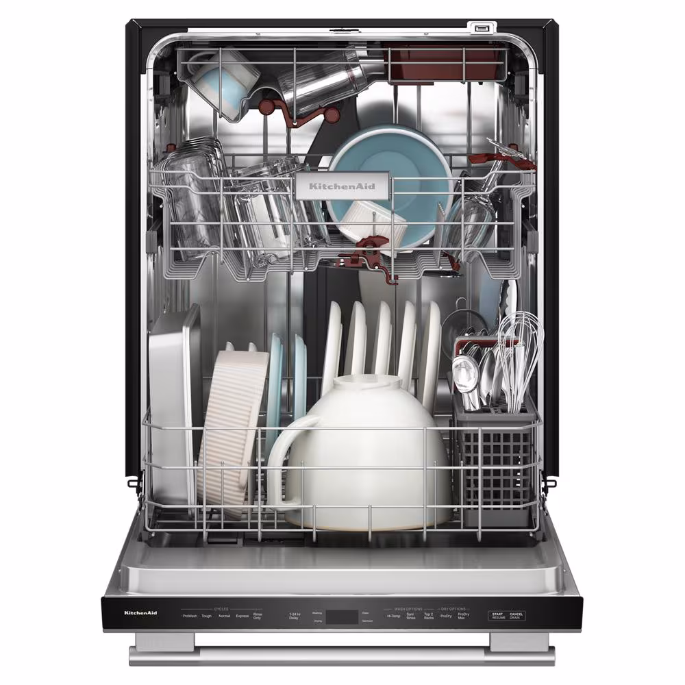 360° Max Jets™ Third Rack Dishwasher with Stemware Shield and Stemware Clips, 44 dBA view 32